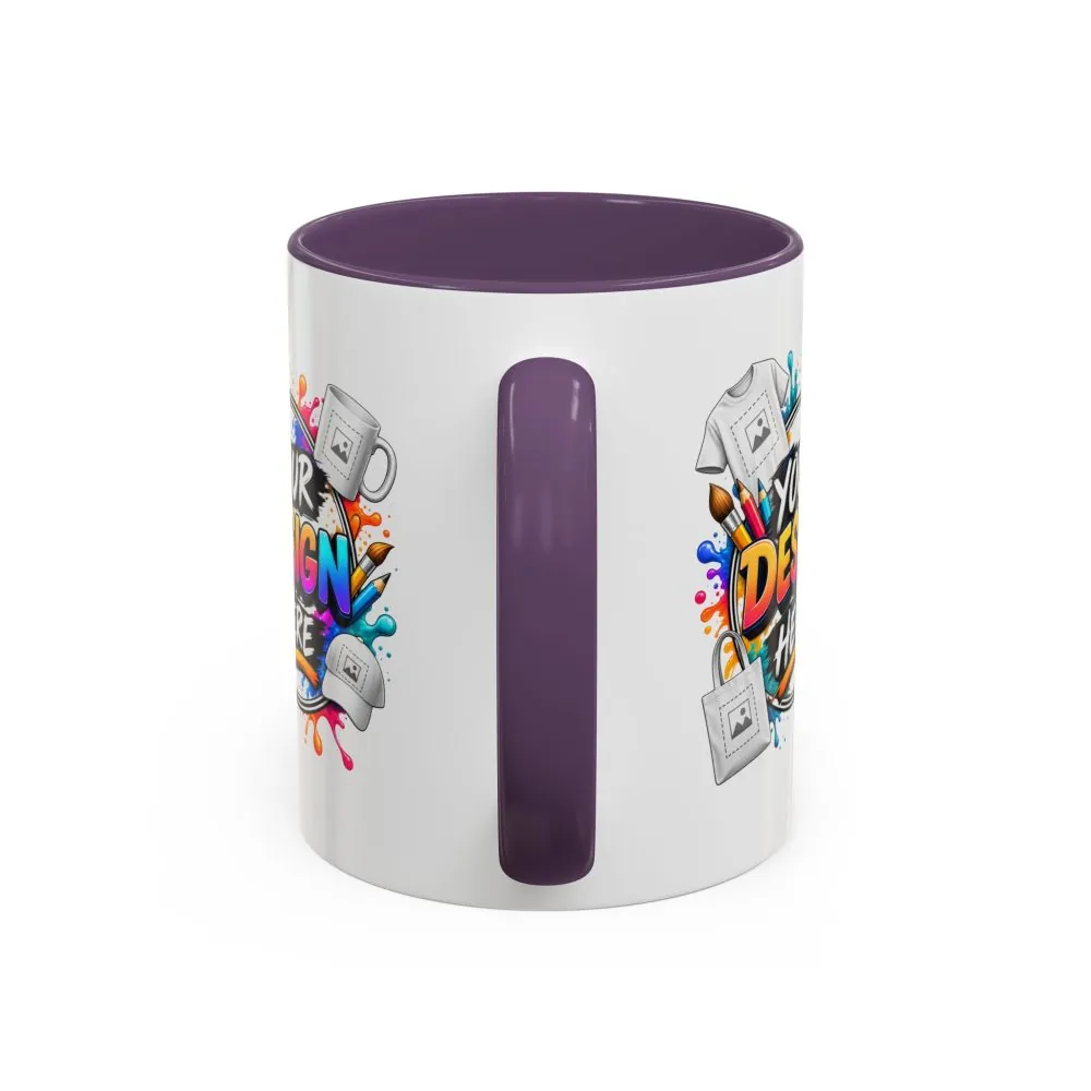 11409416931432093718_2048.jpeg Accent Coffee Mug — Colorful 'Your Design Here' Artist Print (11/15 oz)