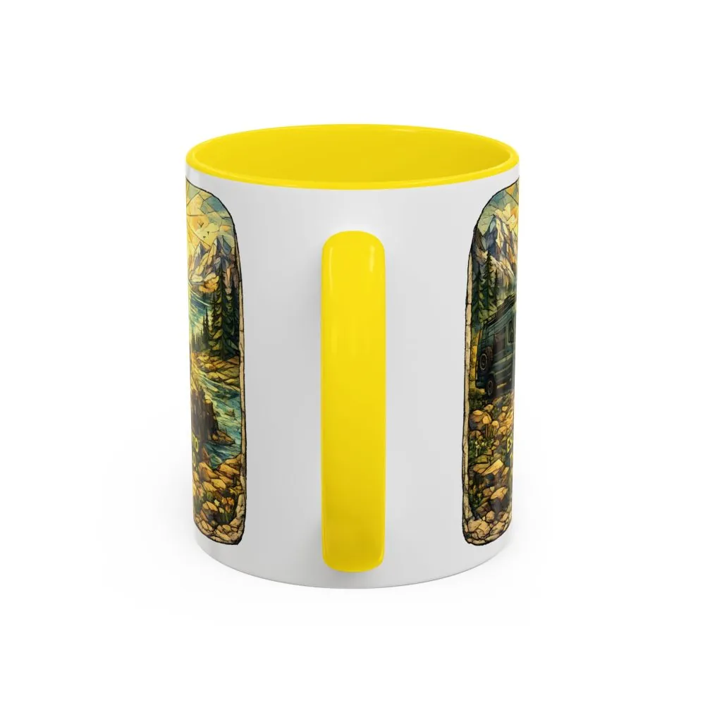 11449178723635260198_2048.jpeg Accent Coffee Mug (11, 15oz) — "Escape Into The Wild" Design Cubic-Line