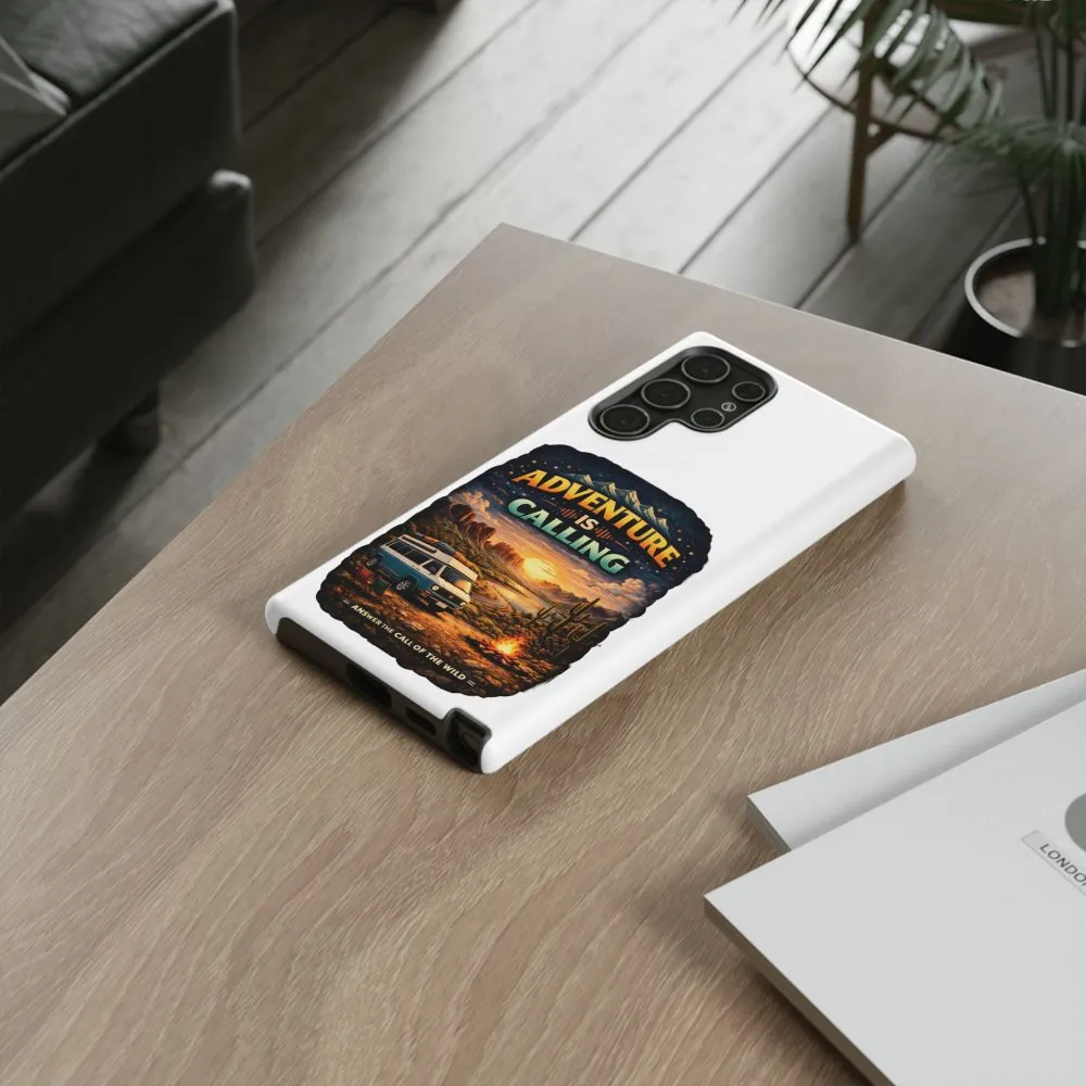 Phone Case — "Adventure Is Calling" (Design Scenic-Line)