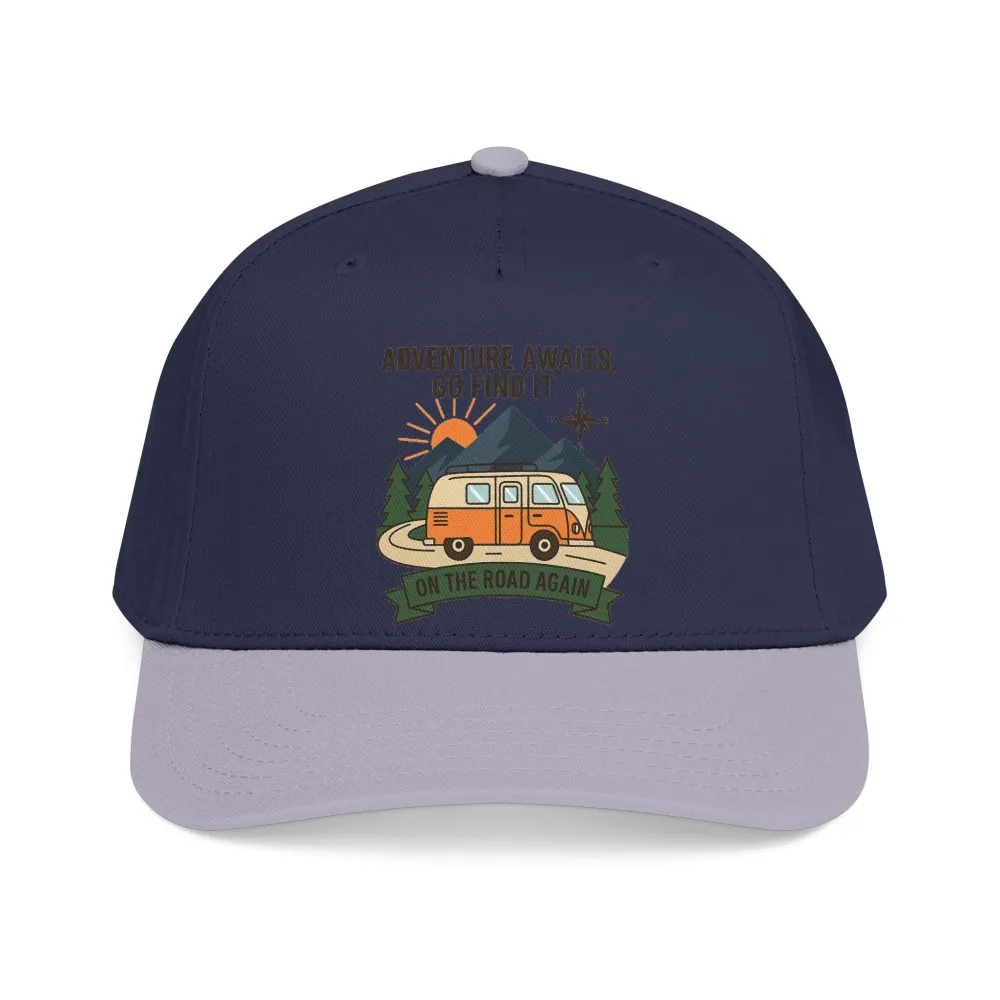 Baseball Cap - "Adventure Awaits" Outdoor Travel Hat