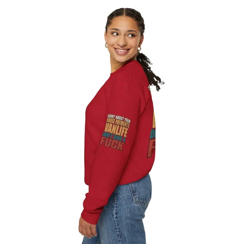11493667291846078417_2048.jpeg Unisex Heavy Blend™ Crewneck Sweatshirt — "Sorry About Your House Payments" Design F**K-Line
