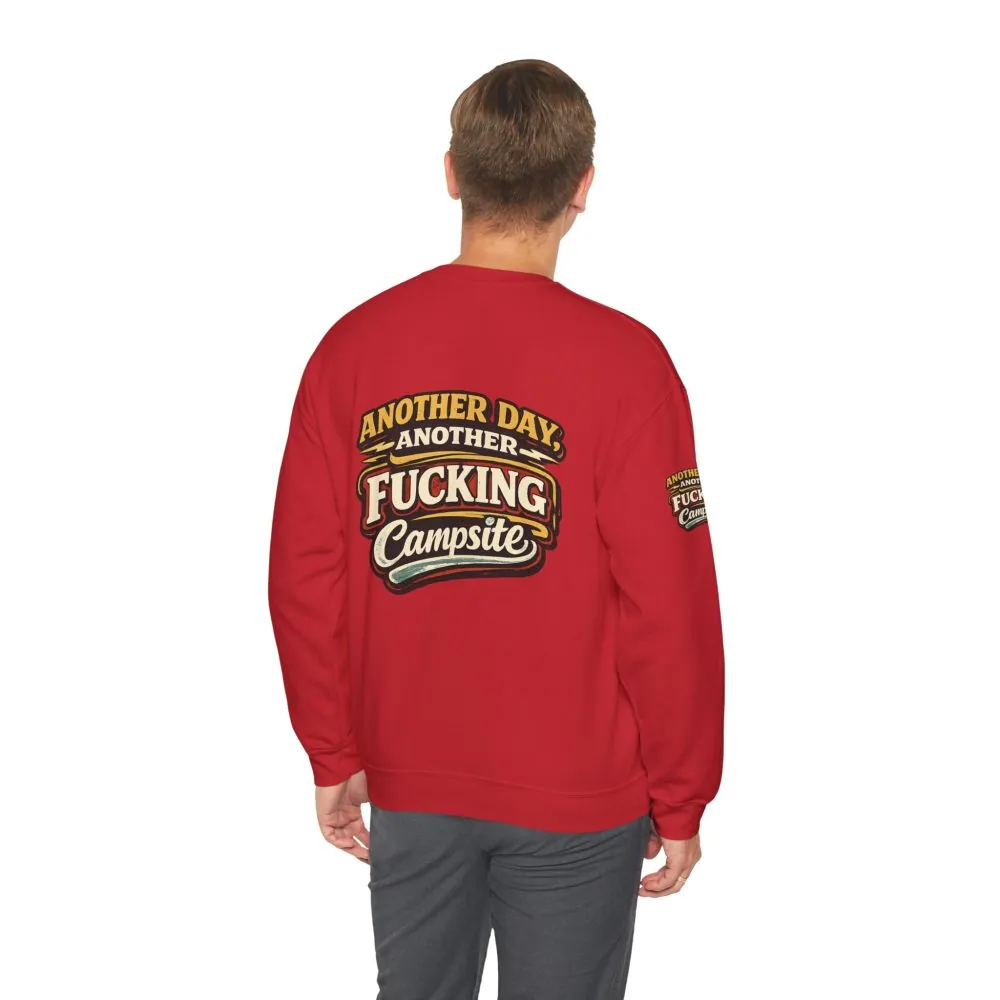 Unisex Heavy Blend™ Crewneck Sweatshirt — "Another Day" Design F**K-Line