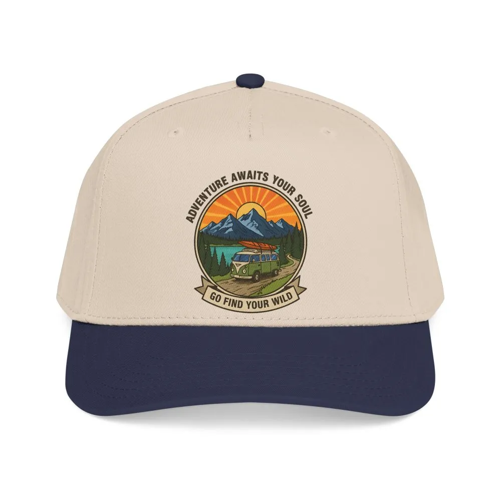 Baseball Cap — "Go Find Your Wild" Outdoor Patch