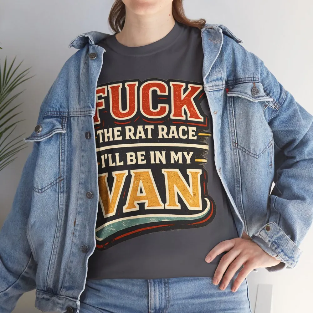11521581559170849325_2048.jpeg Unisex Heavy Cotton Tee — "Fuck The Rat Race" Design F**K-Line