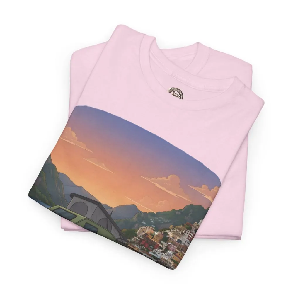 11524214491155623519_2048.jpeg Unisex Heavy Cotton Tee — "Mountain Air And Alpine Adventure" Design Sitcom-Line