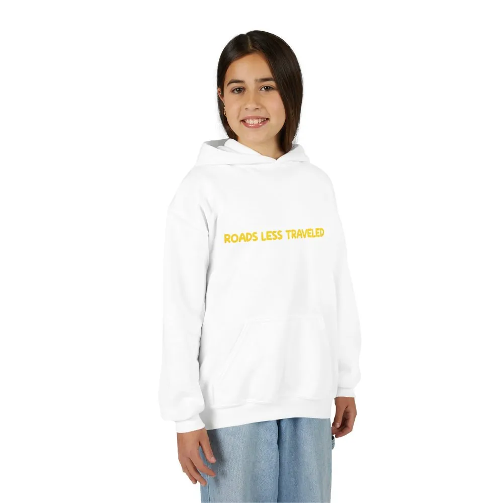 Youth Hoodie(Gildan) – "Roads Less Traveled" (Design Sitcom-Line)