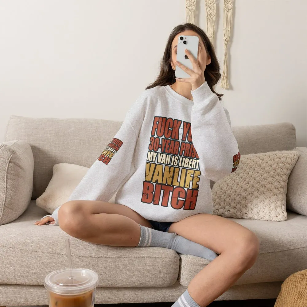 Unisex Heavy Blend™ Crewneck Sweatshirt — "Fuck Your 30 Year" Design F**K-Line
