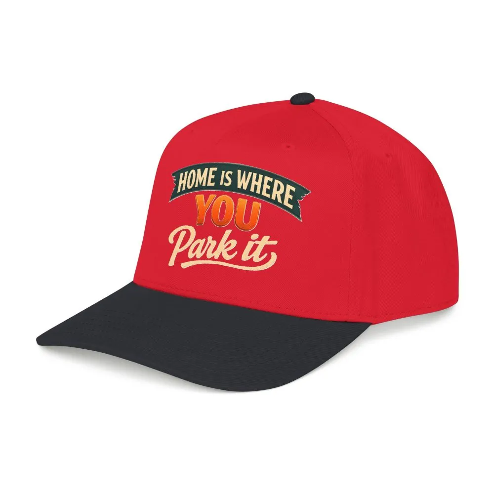 Baseball Cap - "Home Is where You Park It" Design Scenic-Line