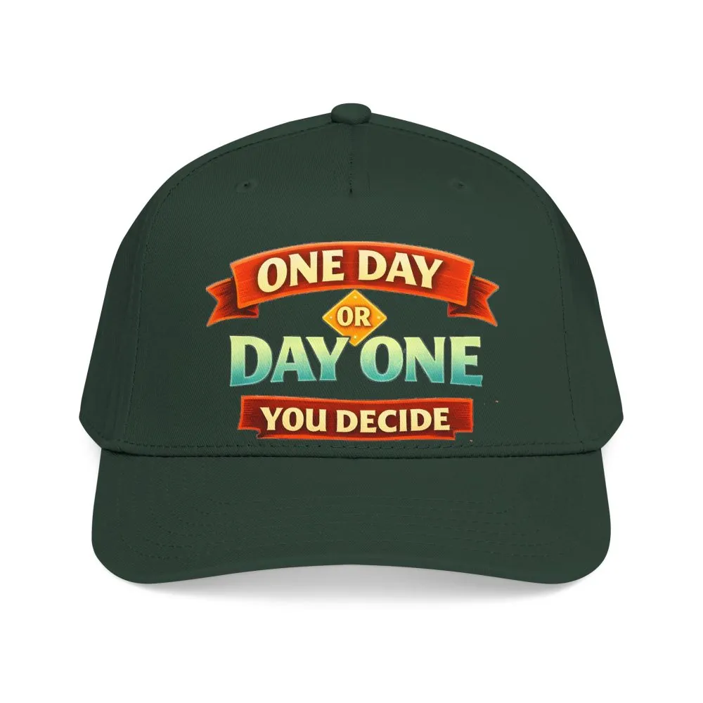 Baseball Cap - "One Day Or Day One" Design Scenic-Line