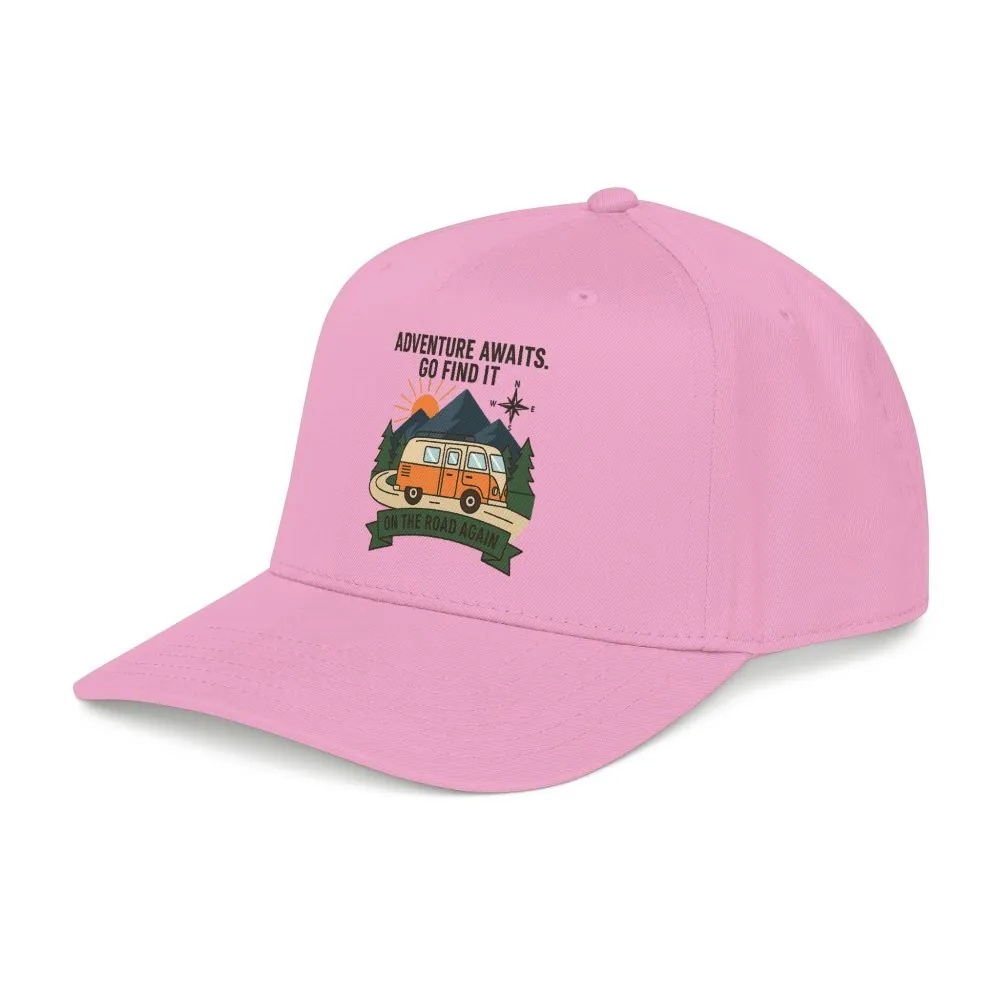 Baseball Cap - "Adventure Awaits" Outdoor Travel Hat