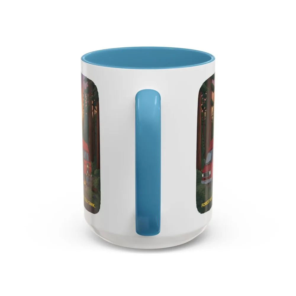 1170281945957327383_2048.jpeg Accent Coffee Mug (11, 15oz) — "Forest Air Free Spirit Full Tank" Design Sitcom-Line