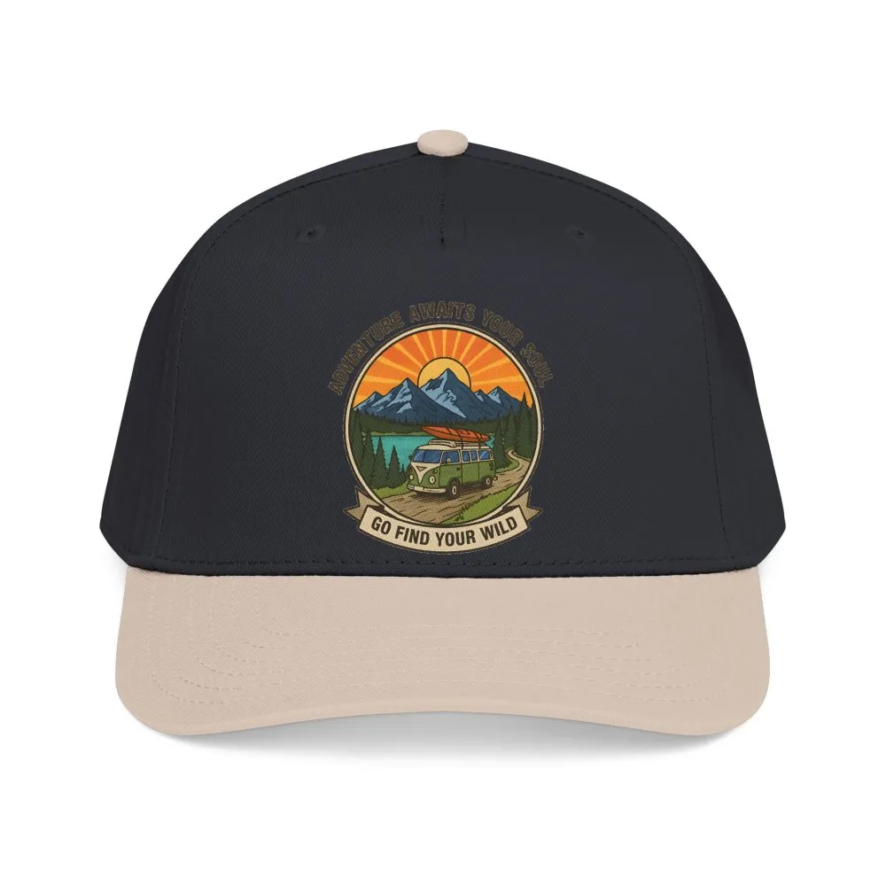 Baseball Cap — "Go Find Your Wild" Outdoor Patch