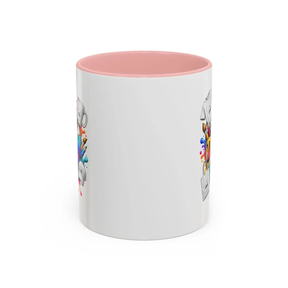 11722478226546559255_2048.jpeg Accent Coffee Mug — Colorful 'Your Design Here' Artist Print (11/15 oz)