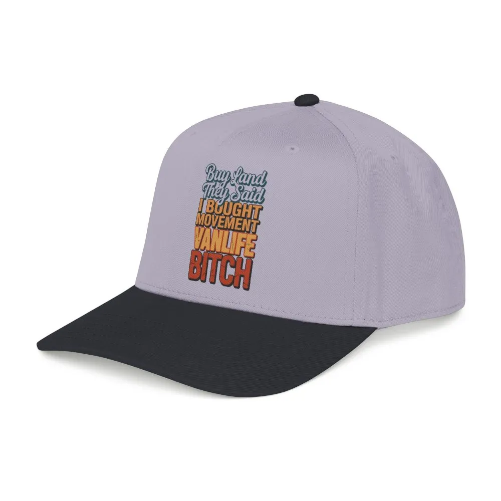Baseball Cap - "Buy Land They Said" Design F**K-Line