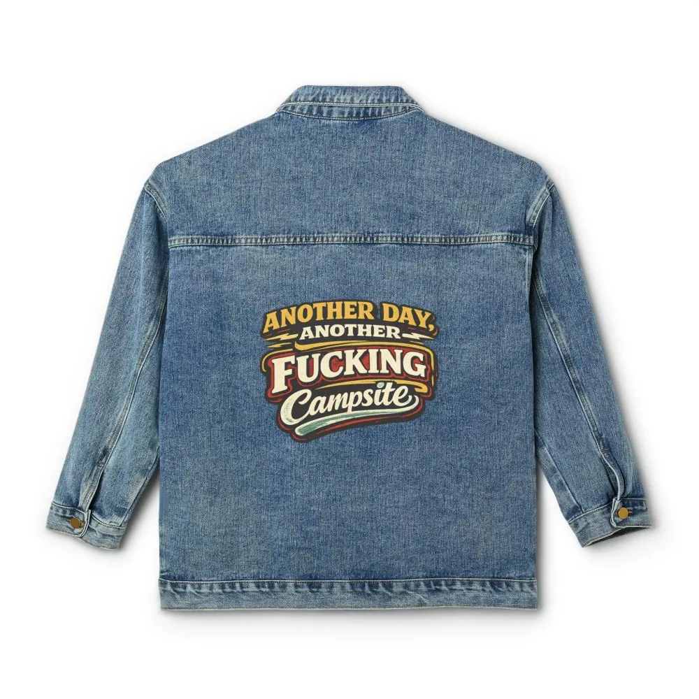 Women's Denim Jacket — "Another Day" Design F**K-Line