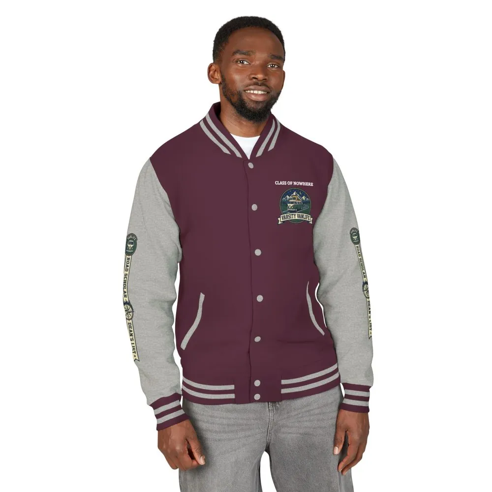 11781685309063257646_2048.jpeg Unisex Heavyweight Letterman Jacket (Awdis) —"Adventure Academy" Road Trip Team Varsity Jacket