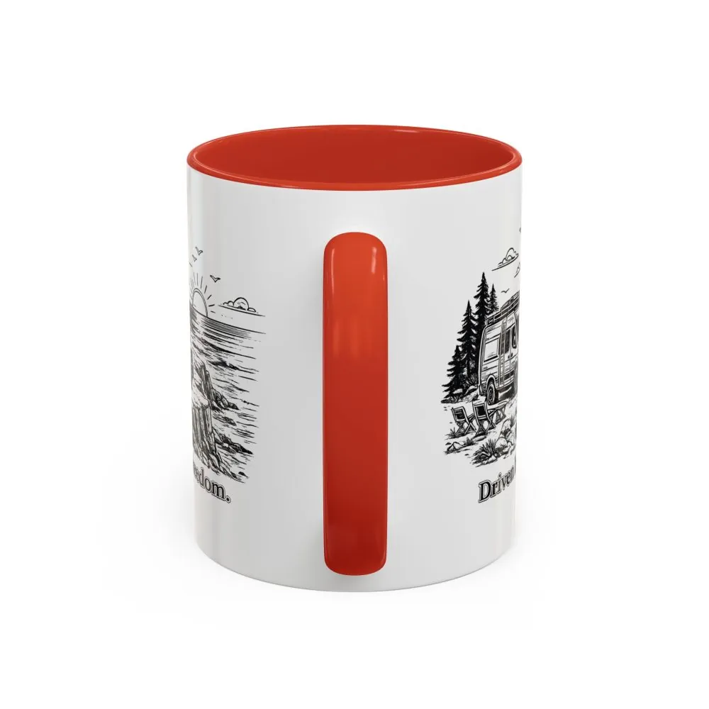 11787023048887112748_2048.jpeg Accent Coffee Mug (11, 15oz) — "Driven By Freedom" Design Minimal-Line