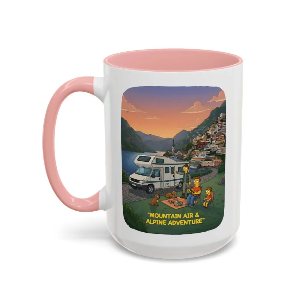 11809121127931603265_2048.jpeg Accent Coffee Mug (11, 15oz) — "Mountain Air-Alpine Adventure" Design Sitcom-Line