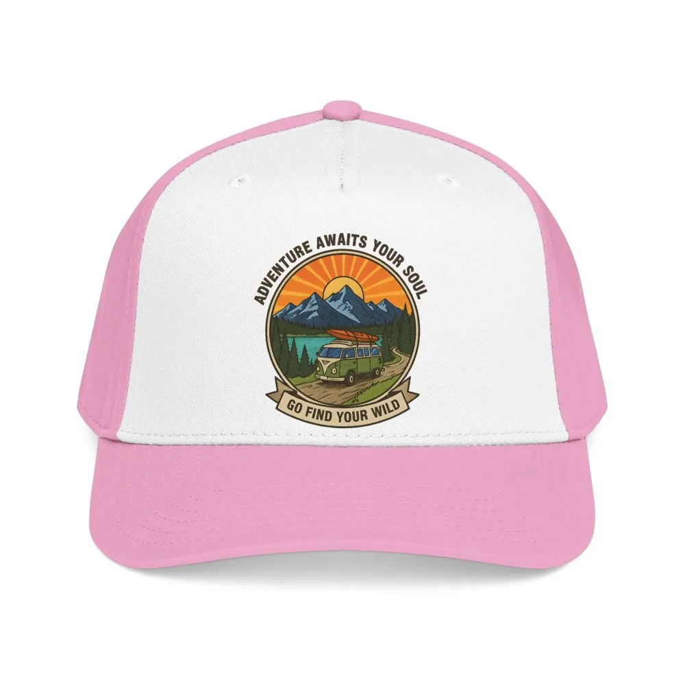 Baseball Cap — "Go Find Your Wild" Outdoor Patch