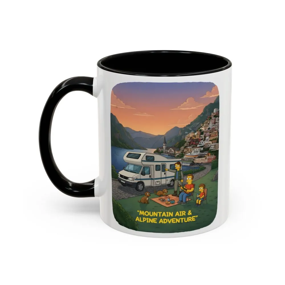 11848226129844547580_2048.jpeg Accent Coffee Mug (11, 15oz) — "Mountain Air-Alpine Adventure" Design Sitcom-Line