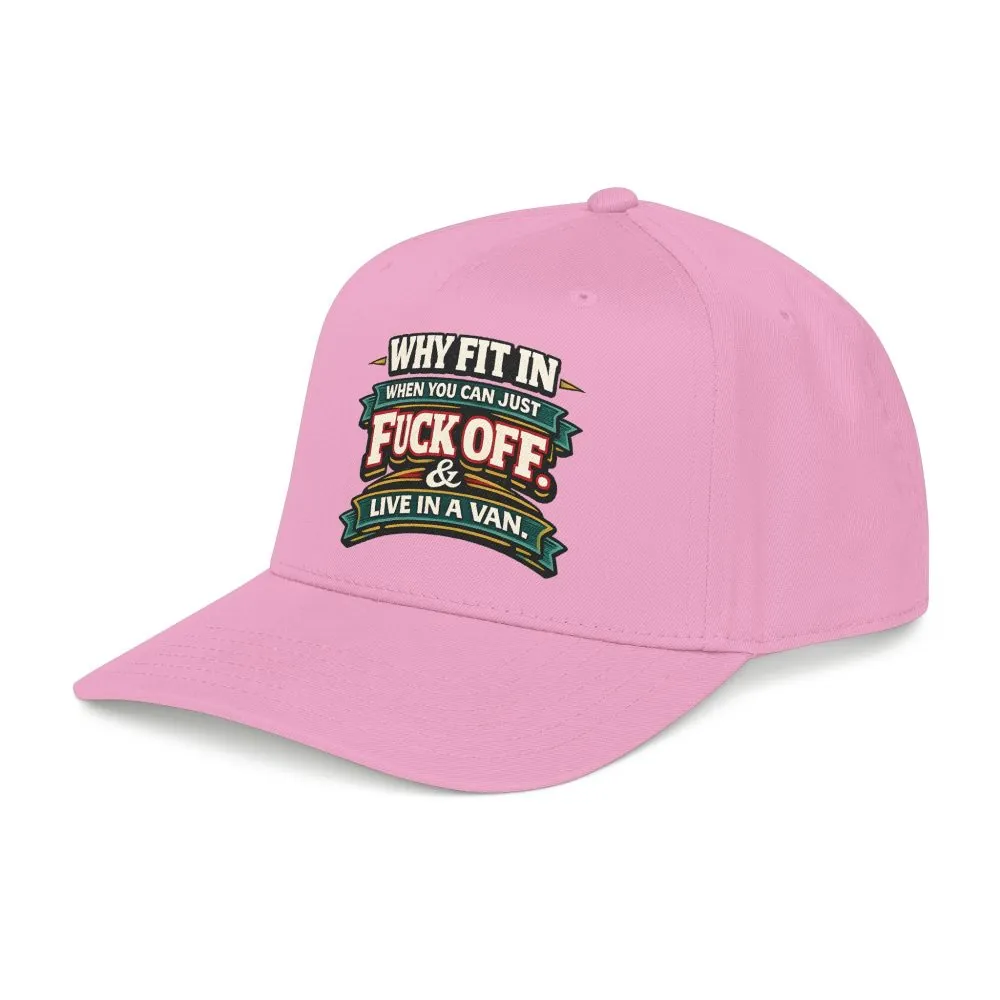 Baseball Cap - "Why Fit In" Design F**K-Line