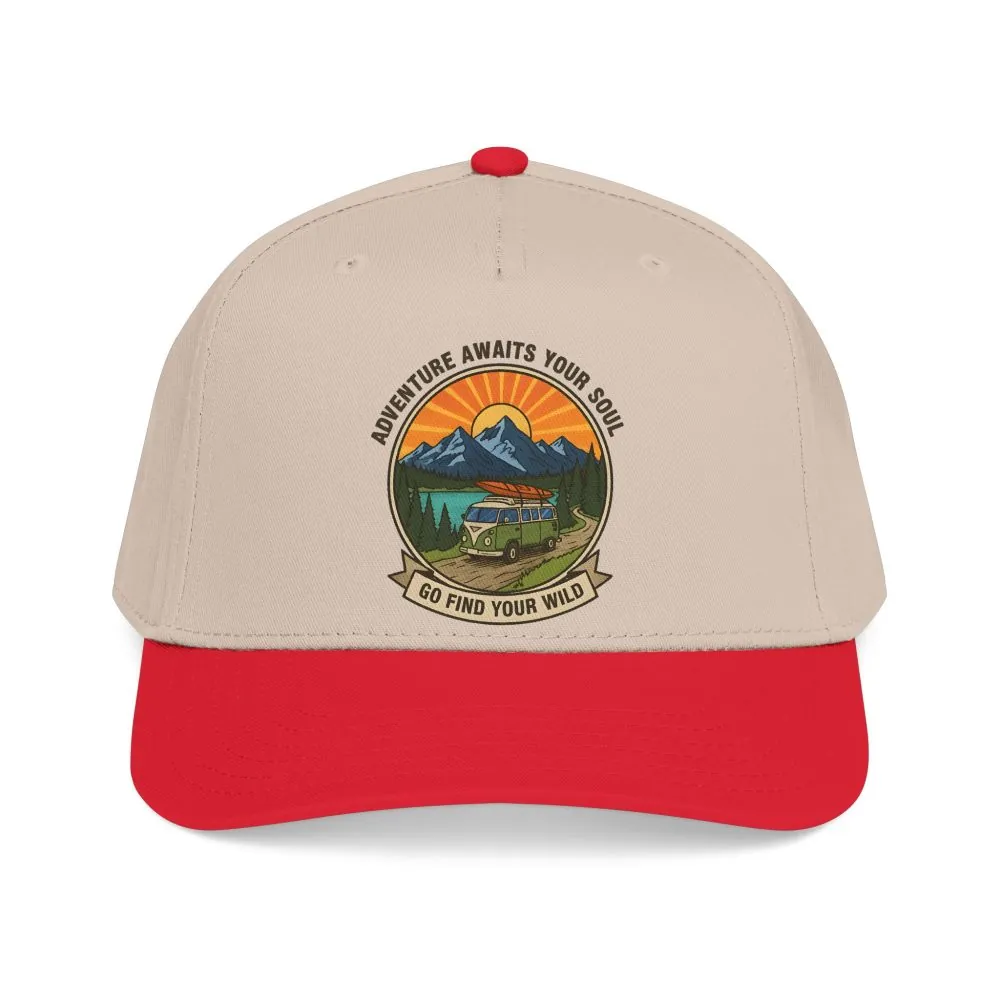 Baseball Cap — "Go Find Your Wild" Outdoor Patch