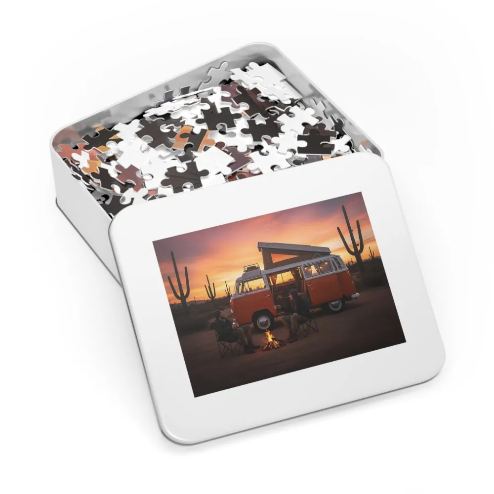 Jigsaw Puzzle with — Campervan Sunset Jigsaw