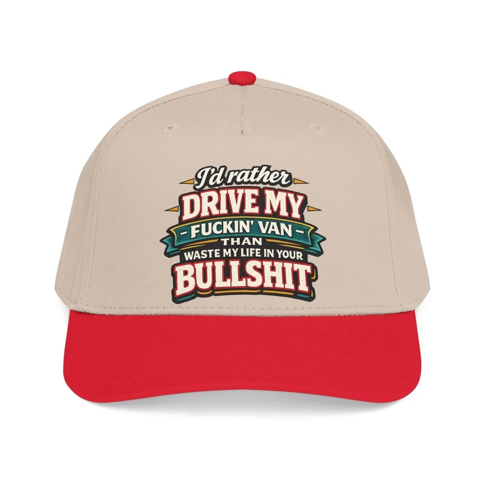 Baseball Cap - "I´d Rather Drive My Fucking Van" Design F**K-Line