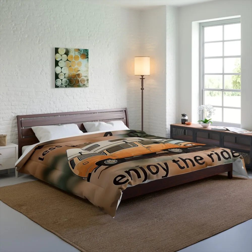 Comforter — 'Vanlife: Enjoy the Ride' Camper Van Comforter