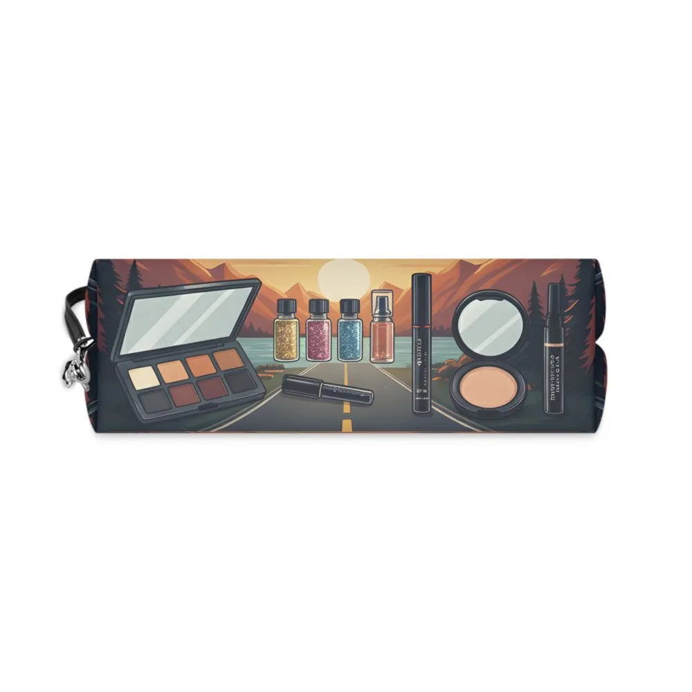 11928405925291677454_2048.jpeg Makeup Bag — "Road Trip Hair-My Makeup Is On Point" campervan quoted