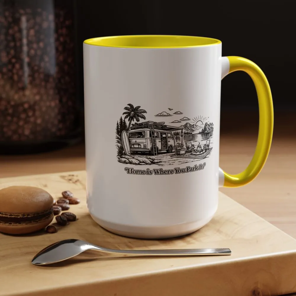 11978004108262844102_2048.jpeg Accent Coffee Mug (11, 15oz) — "Home Is Where You Park It" Design Minimal-Line