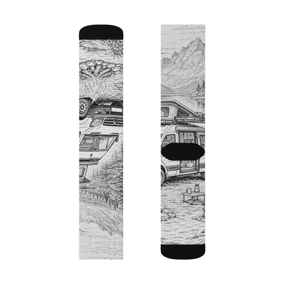 11994180436088196502_2048.jpeg Sublimation Socks — Retro Camper Roadtrip Crew Socks