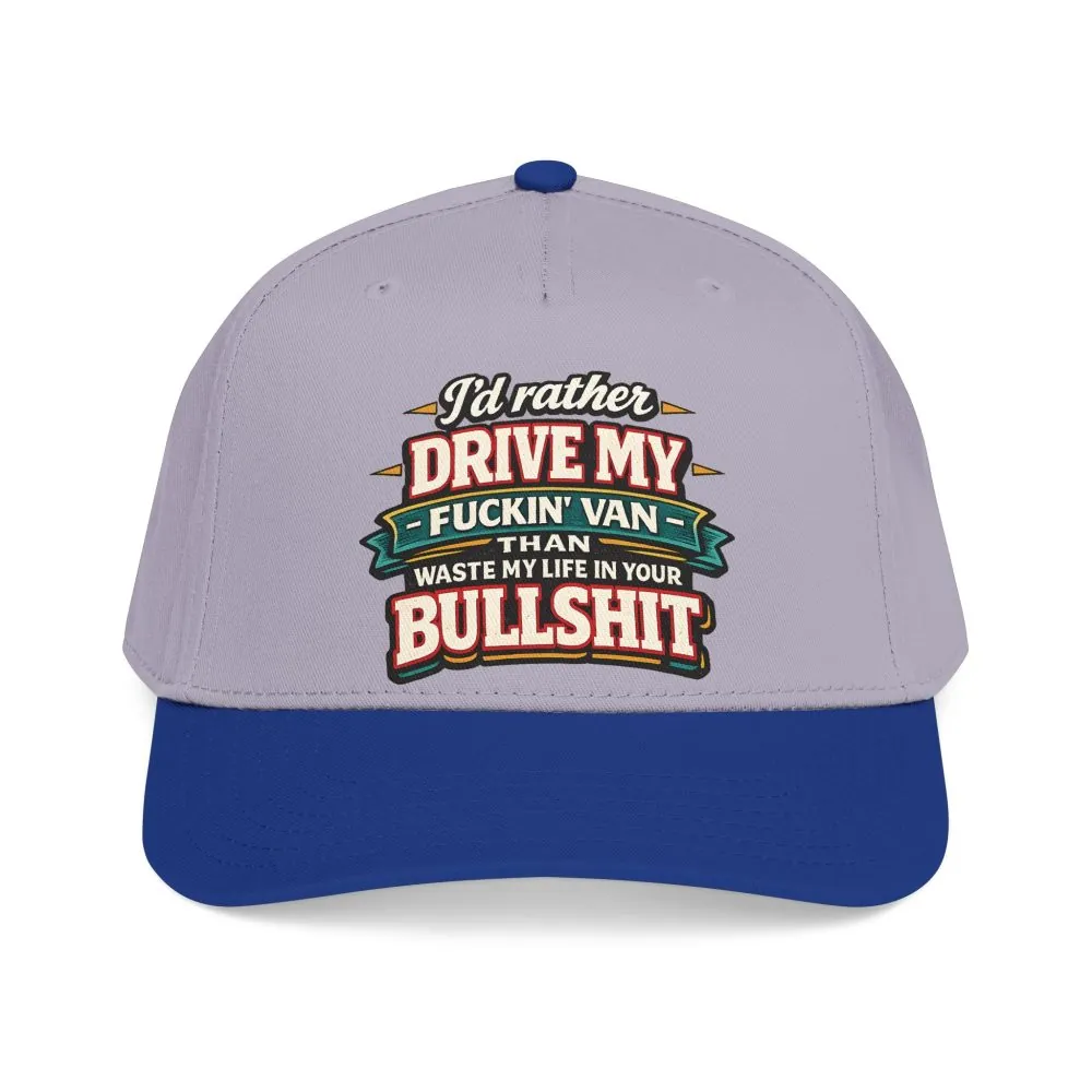 Baseball Cap - "I´d Rather Drive My Fucking Van" Design F**K-Line