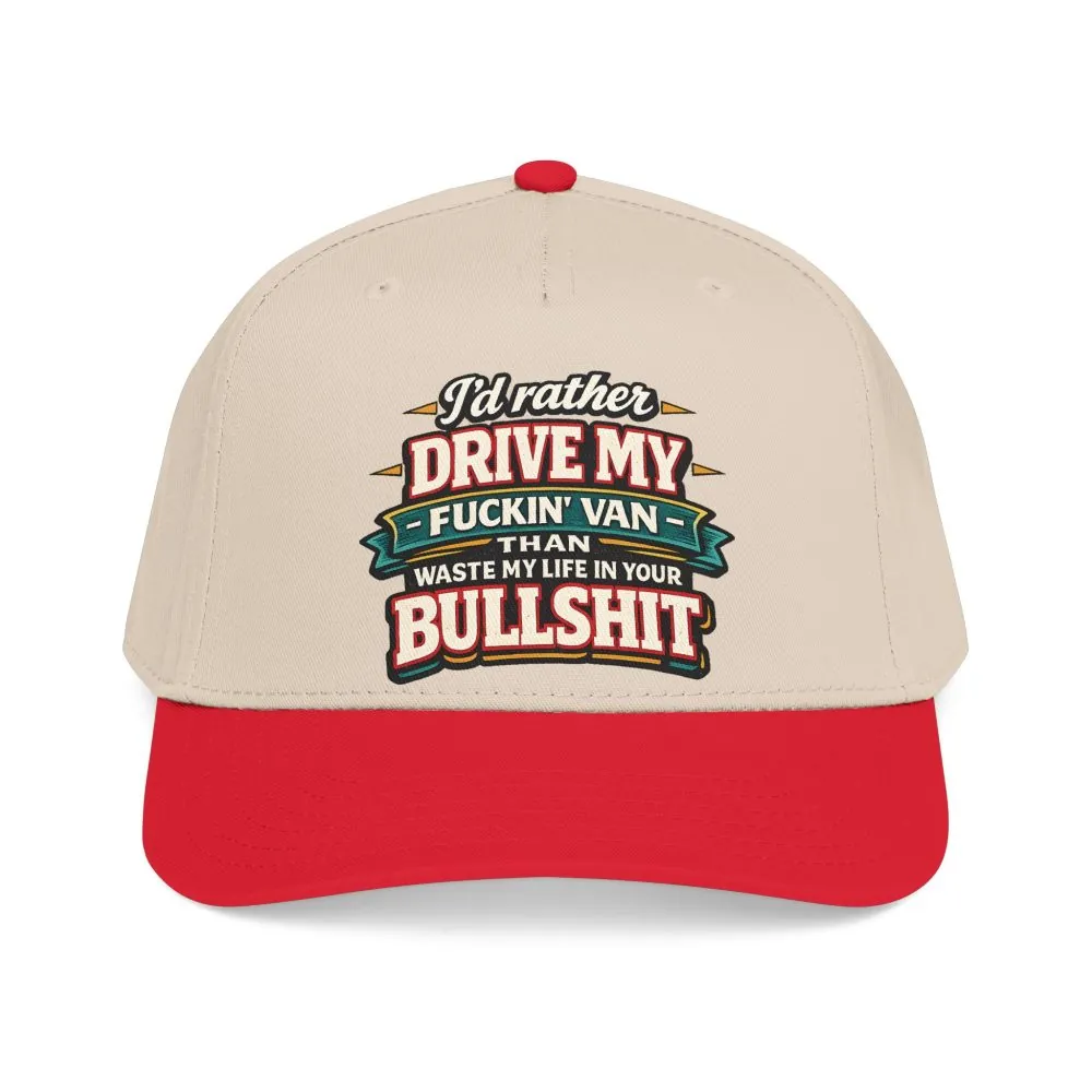 Baseball Cap - "I´d Rather Drive My Fucking Van" Design F**K-Line