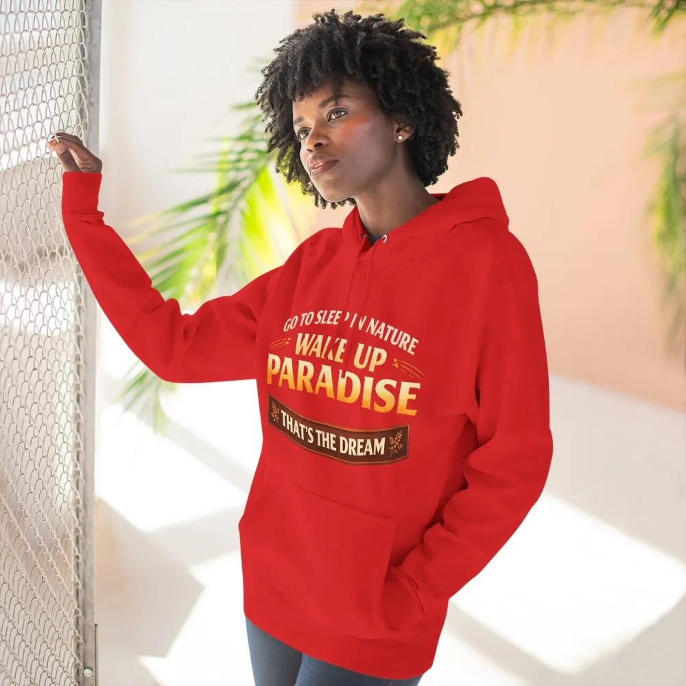 12032110362015504782_2048.jpeg Three-Panel Fleece Hoodie - "Go To Sleep In Nature " Design Scenic-Line