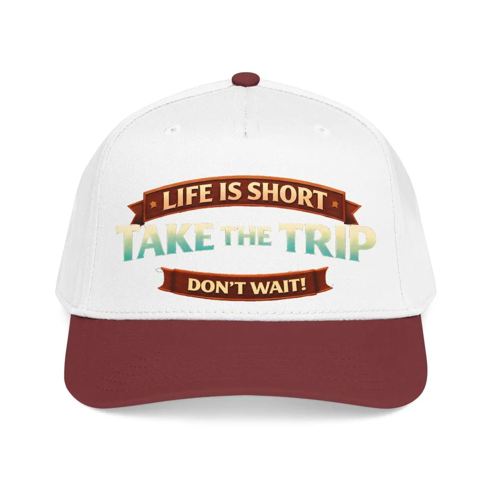 12046418115084527773_2048.jpeg Baseball Cap - "Live Is Short Take The Trip" Design Scenic-Line