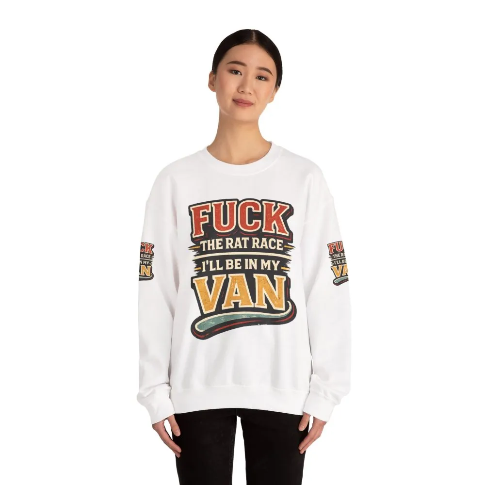 12065405648624195797_2048.jpeg Unisex Heavy Blend™ Crewneck Sweatshirt — "Fuck The Rat Race" Design F**K-Line