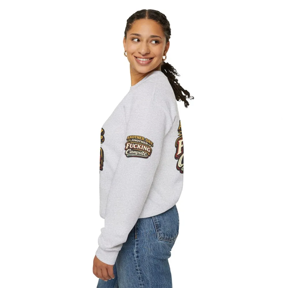 Unisex Heavy Blend™ Crewneck Sweatshirt — "Another Day" Design F**K-Line