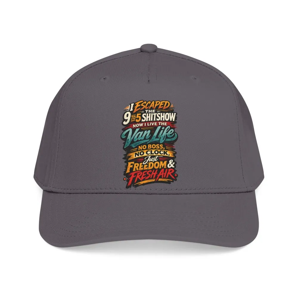 Baseball Cap - "I Escaped The 9 To 5" Design F**K-Line
