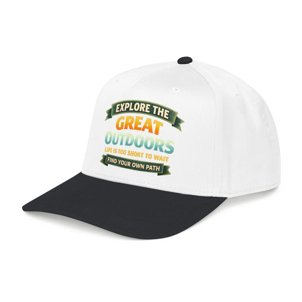 Baseball Cap - "Explore The Great Outdoors" Design Scenic-Line