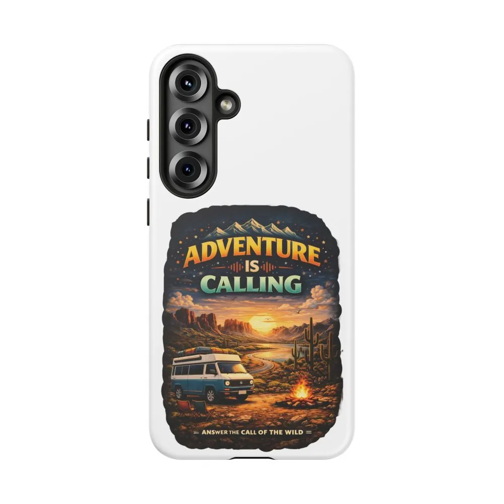 Phone Case — "Adventure Is Calling" (Design Scenic-Line)