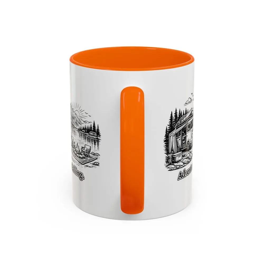 12207617087021634335_2048.jpeg Accent Coffee Mug (11, 15oz) — "Adventure Is Calling" Design Minimal-Line