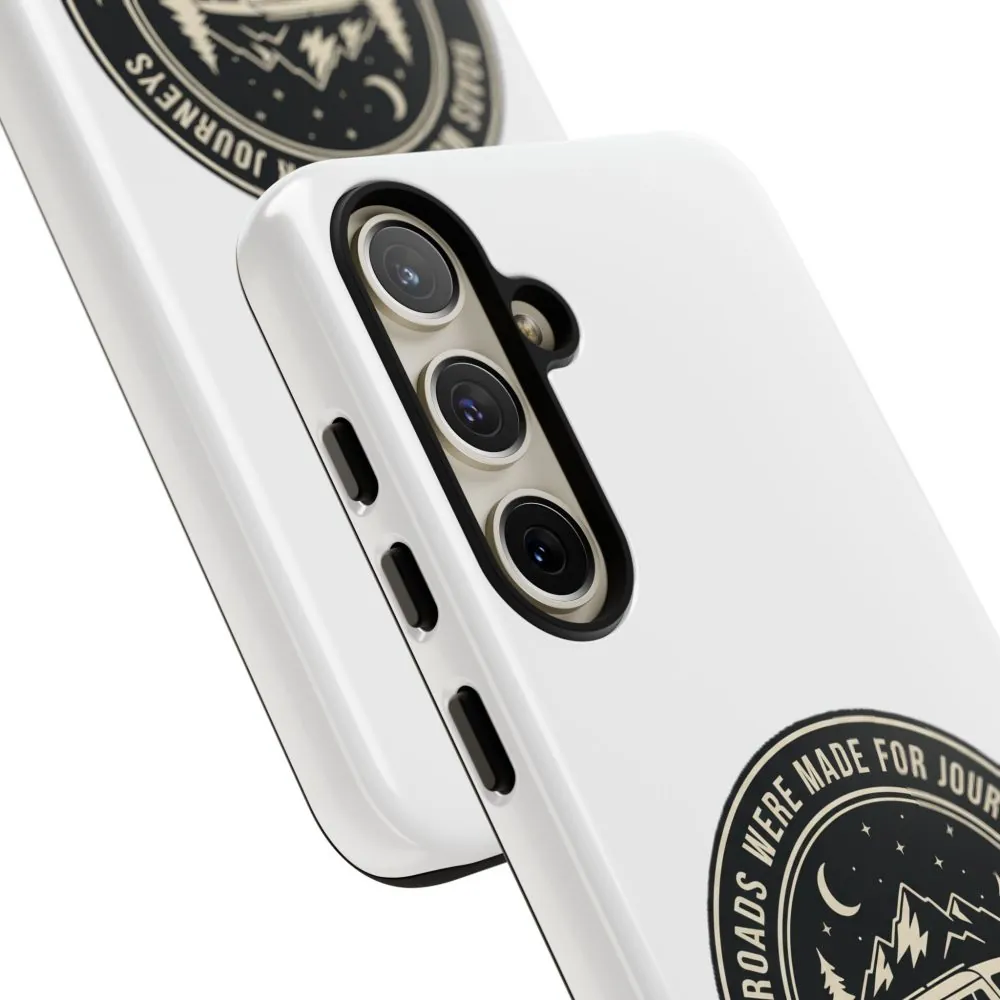 Phone Case — "ROAD WHERE MADE FOR JOURNEYS-NOT DESTINATIONS" Camper Van Design