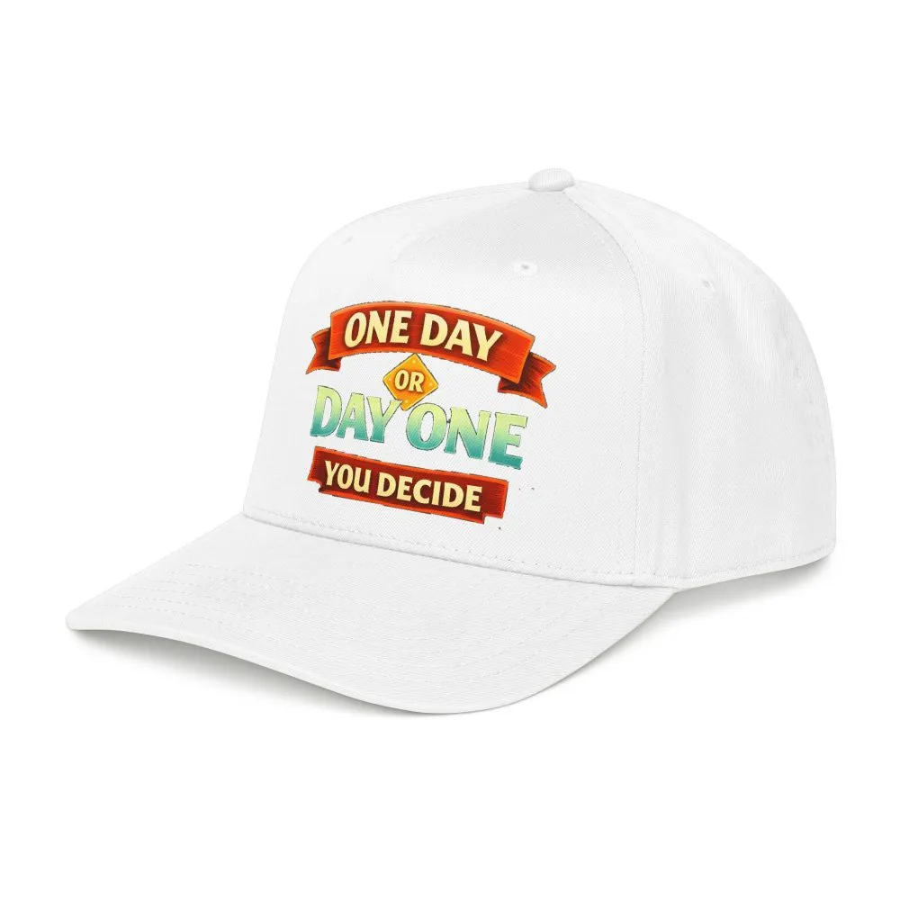 Baseball Cap - "One Day Or Day One" Design Scenic-Line