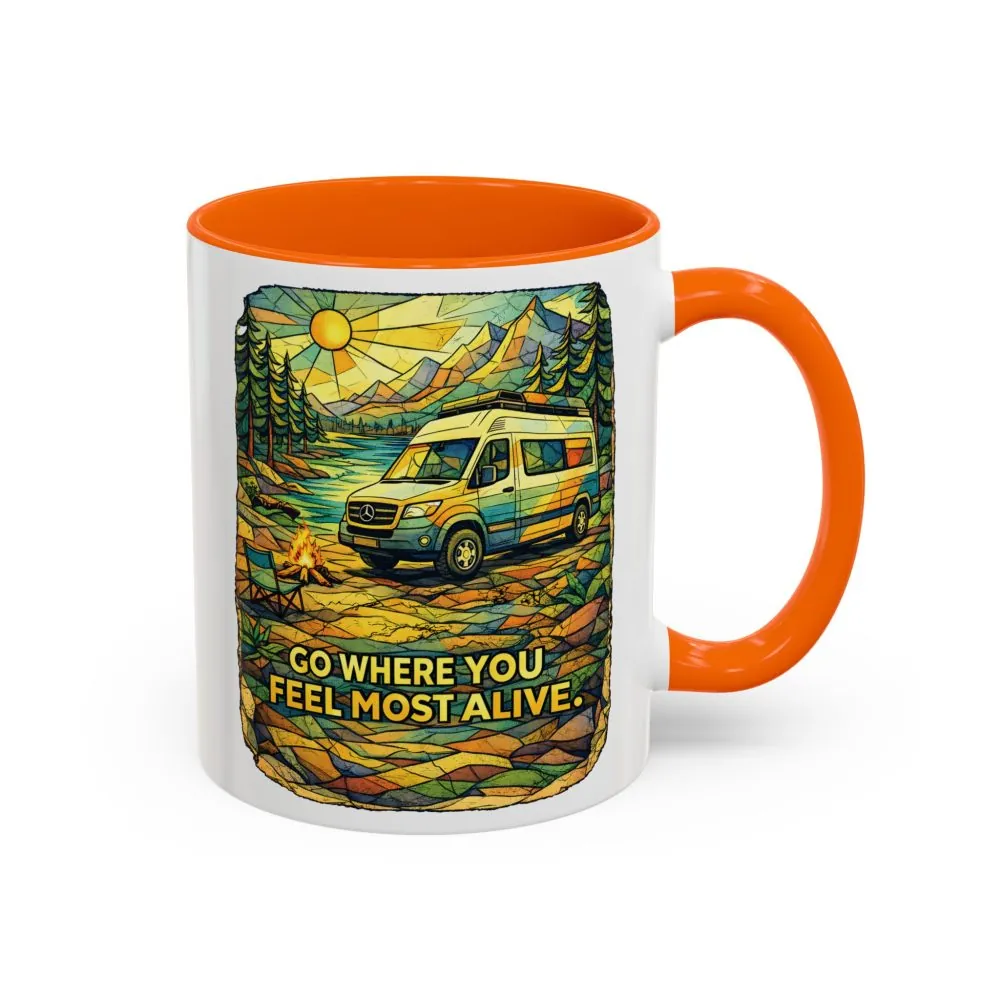 12243442838409788795_2048.jpeg Accent Coffee Mug (11, 15oz) — "Go Where You Feel Most Alive" Design Cubic-Line