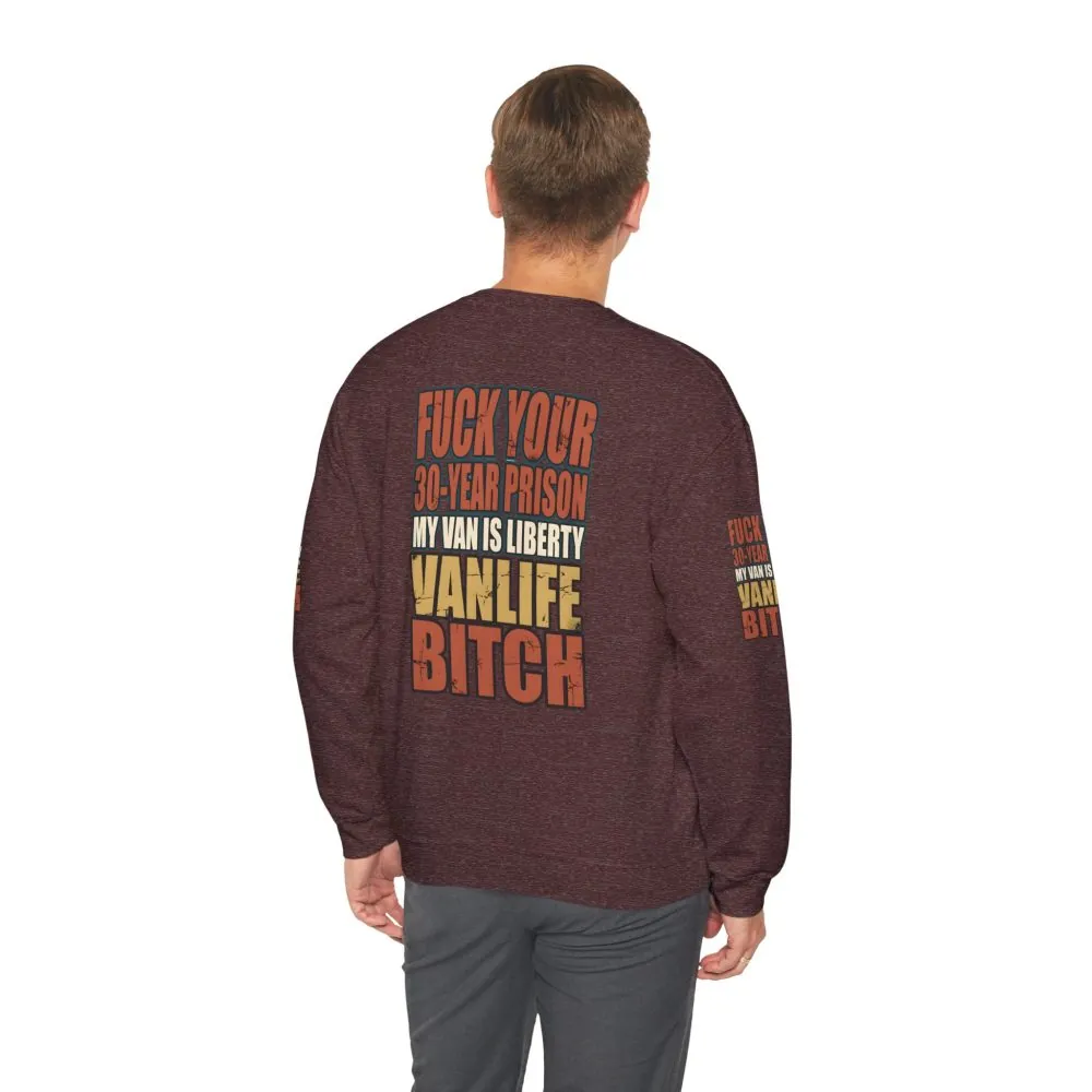 Unisex Heavy Blend™ Crewneck Sweatshirt — "Fuck Your 30 Year" Design F**K-Line