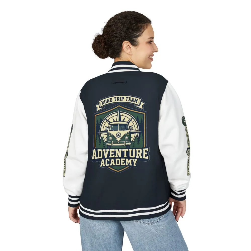 12277485487503510776_2048.jpeg Unisex Heavyweight Letterman Jacket (Awdis) —"Adventure Academy" Road Trip Team Varsity Jacket