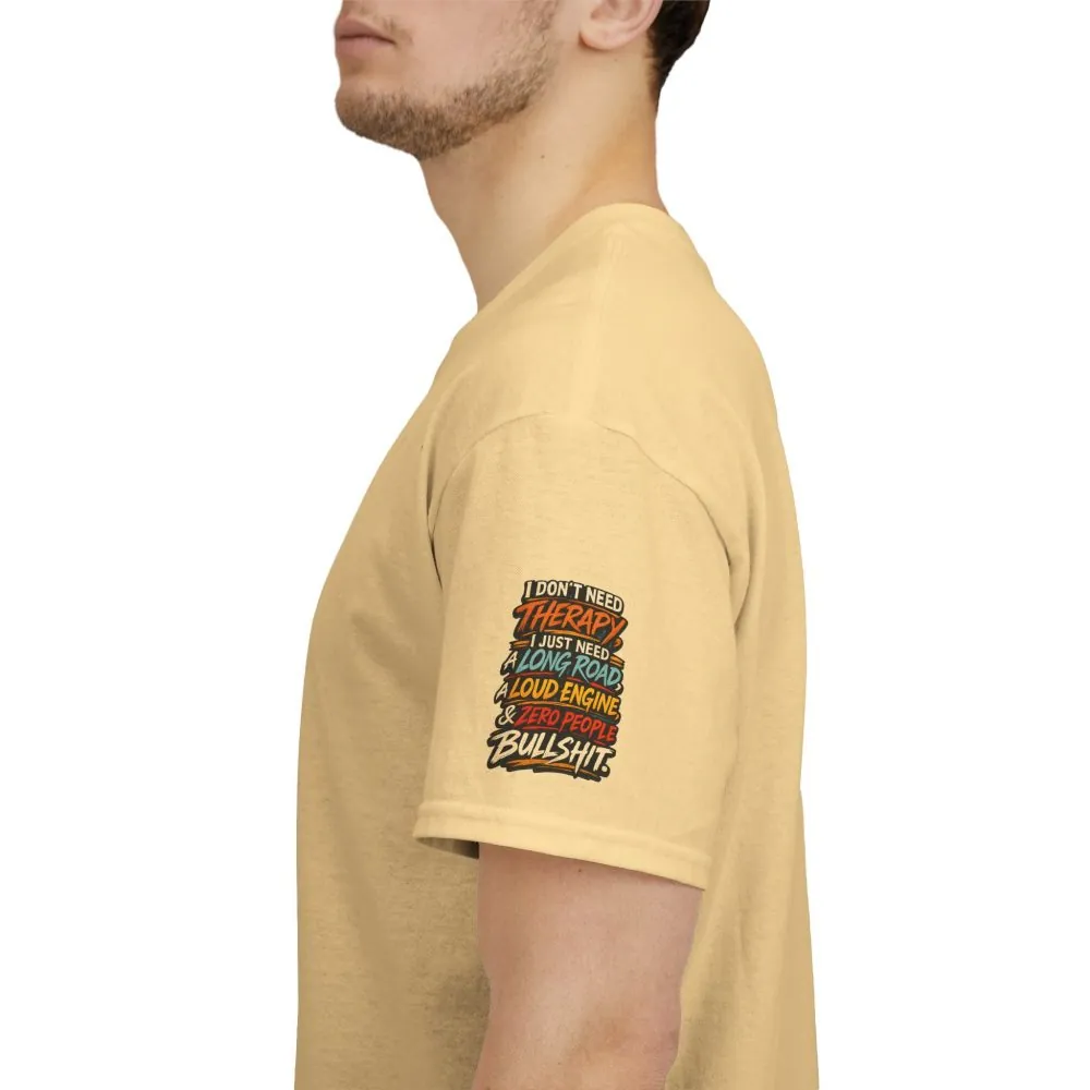 Unisex Heavy Cotton Tee — "I Dont Need Therapy" Design F**K-Line