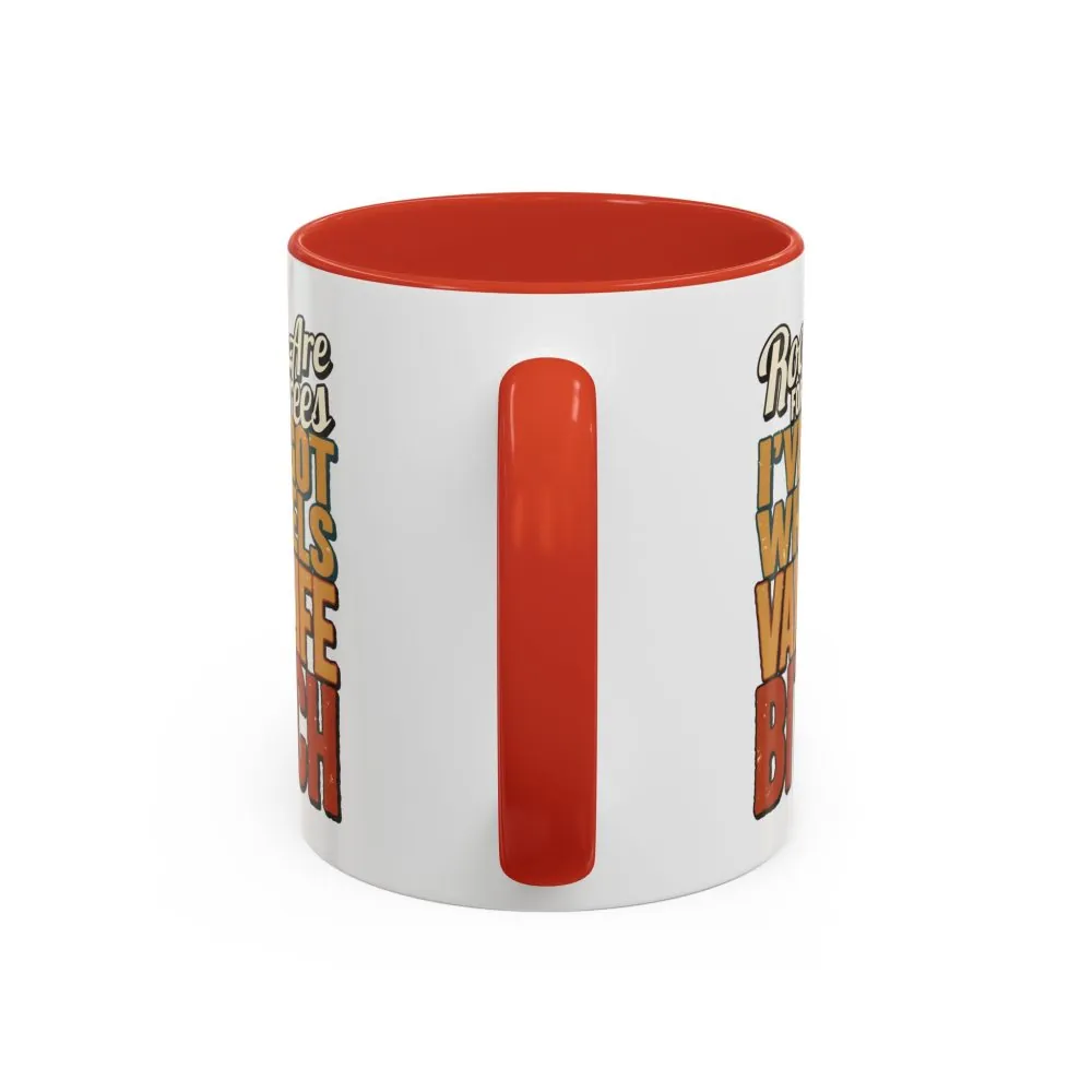 Accent Coffee Mug (11, 15oz) — "Roots Are For Trees" Design F**K-Line