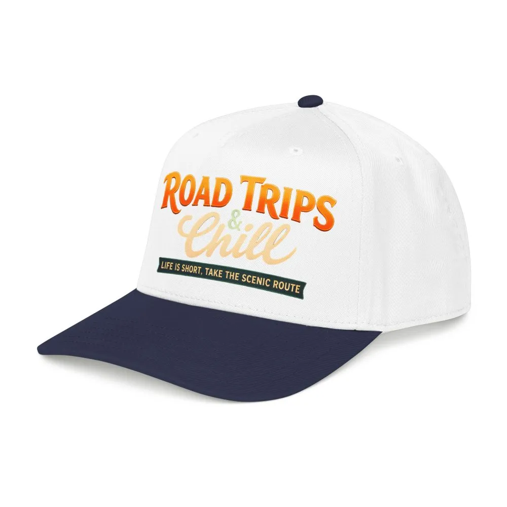 Baseball Cap - "Road Trips And Chill" Design Scenic-Line